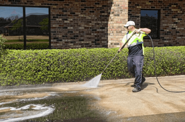 commercial concrete cleaning in chattanooga